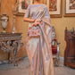 Spun Pearl Woven Zari Silk Saree