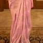 Sea Pink Woven Zari Silk Saree