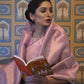 Mauve Brocade Woven Handloom Kanjivaram Silk Saree