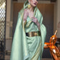 Pistachio Green Silk Saree