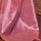 Lemonade Pink Brocade Woven Linen Silk Saree
