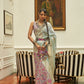 Teal Blue Kashmiri Weaved Jamewar Saree