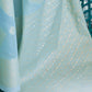 Powder Blue Weaved Lucknowi Chikankari Saree