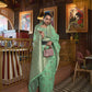 Mint Green Handloom Woven Silk Saree