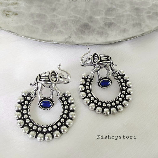 Airawat German Silver Earrings
