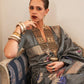 Steel Grey Zari Woven Dahlia Handloom Silk Saree