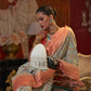 Powder Blue Kashmiri Kani Handloom Woven Silk Saree