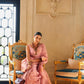 Pale Pink Zari Woven Handloom Silk Saree