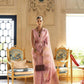 Pale Pink Zari Woven Handloom Silk Saree