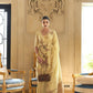 Buttermilk Yellow Zari Woven Handloom Silk Saree