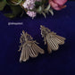 Campanula Silver Look Alike Oxidised Earrings