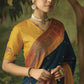 Mirage Black Paithani Saree With Embroidered Blouse