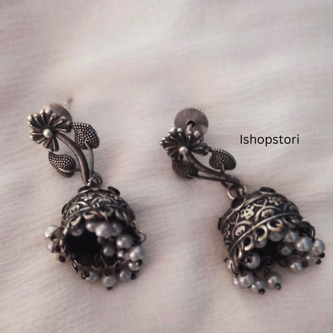 Preet Vine Monalisa Studded Stone Small Jhumkis