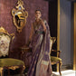 Mauve Zari Base Handloom Silk Saree