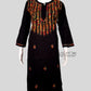 Nihaar Black Pure Cotton Multithread Chikankari Kurti