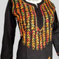 Nihaar Black Pure Cotton Multithread Chikankari Kurti