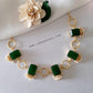 Sindhuja Stone & Hoop Statement Necklace Set