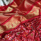 Pearl White Patan Patola Pure Silk Saree - Limited Edition!