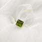 Avani Square Single Stone Glossy Finger Ring
