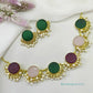 Nandini Multi Color Half Pearls Necklace Set