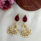 Kyra Glossy Stone Earrings